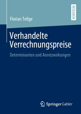 Tellge |  Verhandelte Verrechnungspreise | eBook | Sack Fachmedien