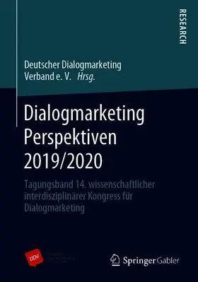 Deutscher Dialogmarketing Verband e.V. |  Dialogmarketing Perspektiven 2019/2020 | Buch |  Sack Fachmedien