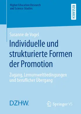 de Vogel |  Individuelle und strukturierte Formen der Promotion | eBook | Sack Fachmedien