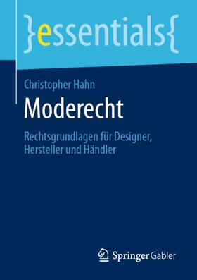 Hahn | Moderecht | Buch | 978-3-658-29513-4 | sack.de