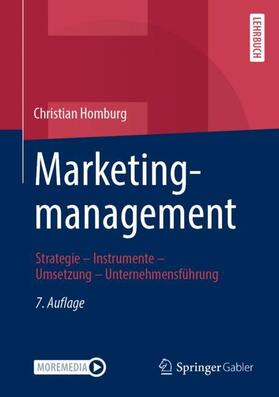 Homburg |  Marketingmanagement | Buch |  Sack Fachmedien