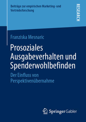 Mesnaric | Prosoziales Ausgabeverhalten und Spenderwohlbefinden | E-Book | sack.de