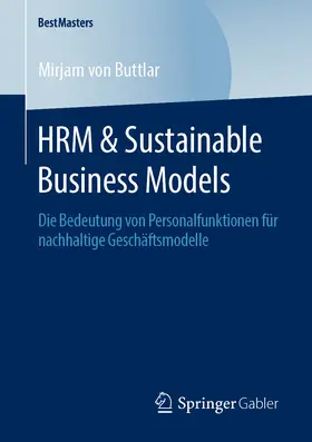 von Buttlar |  HRM & Sustainable Business Models | eBook | Sack Fachmedien