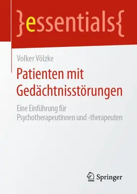 Völzke |  Patienten mit Gedächtnisstörungen | Buch |  Sack Fachmedien
