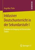 Thäle |  Inklusiver Deutschunterricht in der Sekundarstufe I | Buch |  Sack Fachmedien