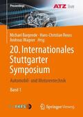 Bargende / Wagner / Reuss |  20. Internationales Stuttgarter Symposium | Buch |  Sack Fachmedien