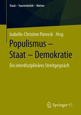 Panreck | Populismus ¿ Staat ¿ Demokratie | Buch | 978-3-658-30075-3 | sack.de
