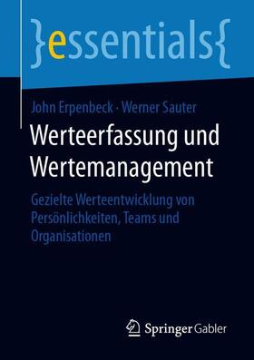 Erpenbeck / Sauter | Werteerfassung und Wertemanagement | Buch | 978-3-658-30195-8 | sack.de