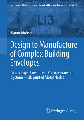 Mohsen | Design to Manufacture of Complex Building Envelopes | E-Book | www.sack.de