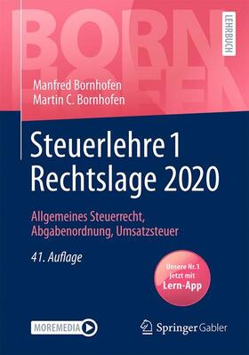 Bornhofen / Meyer / Nickenig | Steuerlehre 1 Rechtslage 2020 | Medienkombination | 978-3-658-30320-4 | sack.de