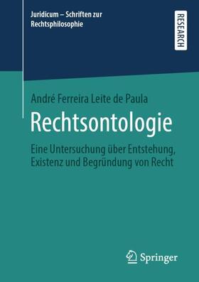 Ferreira Leite de Paula | Rechtsontologie | Buch | 978-3-658-30866-7 | sack.de