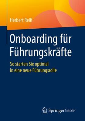 Reiß | Onboarding für Führungskräfte | Buch | sack.de