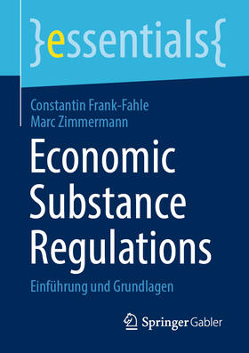 Frank-Fahle / Zimmermann | Economic Substance Regulations | E-Book | sack.de
