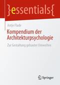 Flade |  Kompendium der Architekturpsychologie | Buch |  Sack Fachmedien