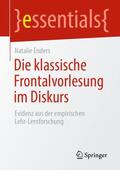 Enders |  Die klassische Frontalvorlesung im Diskurs | Buch |  Sack Fachmedien