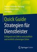 Schunder-Hartung / Rabis / Kistermann |  Quick Guide Strategien für Dienstleister | Buch |  Sack Fachmedien