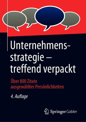 Springer Fachmedien Wiesbaden GmbH | Unternehmensstrategie – treffend verpackt | E-Book | sack.de