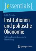 Peyrolón |  Institutionen und politische Ökonomie | Buch |  Sack Fachmedien
