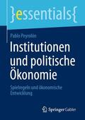 Peyrolón |  Institutionen und politische Ökonomie | eBook | Sack Fachmedien