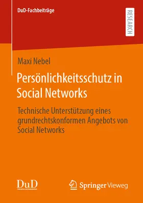 Nebel | Persönlichkeitsschutz in Social Networks | Buch | 978-3-658-31785-0 | sack.de