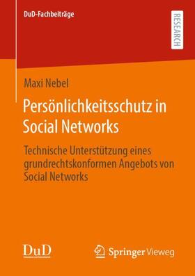 Nebel | Persönlichkeitsschutz in Social Networks | Buch | sack.de
