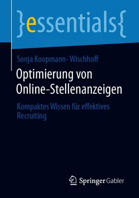 Koopmann-Wischhoff | Optimierung von Online-Stellenanzeigen | E-Book | www.sack.de