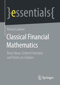 Luderer |  Classical Financial Mathematics | Buch |  Sack Fachmedien