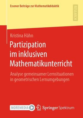 Hähn |  Partizipation im inklusiven Mathematikunterricht | Buch |  Sack Fachmedien