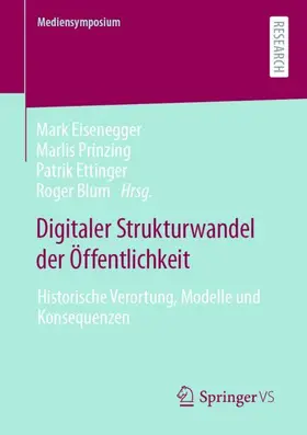 Eisenegger / Prinzing / Ettinger |  Digitaler Strukturwandel der Öffentlichkeit | Buch |  Sack Fachmedien