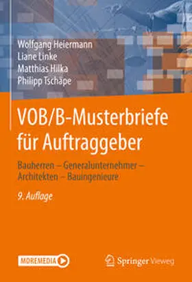 Heiermann / Linke / Hilka |  VOB/B-Musterbriefe für Auftraggeber | eBook | Sack Fachmedien