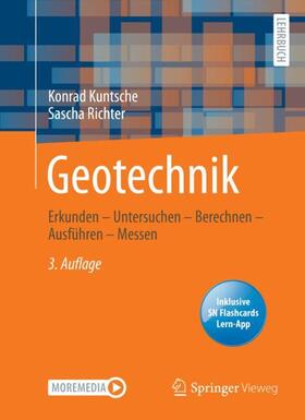 Kuntsche / Richter |  Geotechnik | Buch |  Sack Fachmedien