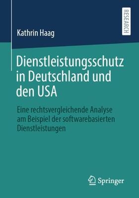 Haag |  Dienstleistungsschutz in Deutschland und den USA | Buch |  Sack Fachmedien
