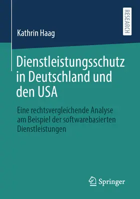 Haag |  Dienstleistungsschutz in Deutschland und den USA | eBook | Sack Fachmedien