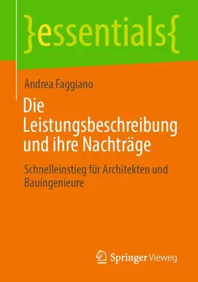 Faggiano |  Die Leistungsbeschreibung und ihre Nachträge | Buch |  Sack Fachmedien