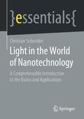 Schneider |  Light in the World of Nanotechnology | eBook | Sack Fachmedien