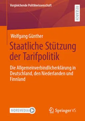 Günther | Staatliche Stützung der Tarifpolitik | Buch | 978-3-658-33453-6 | sack.de