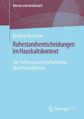 Kroneder | Ruhestandsentscheidungen im Haushaltskontext | E-Book | www.sack.de