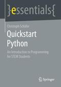 Schäfer |  Quickstart Python | eBook | Sack Fachmedien