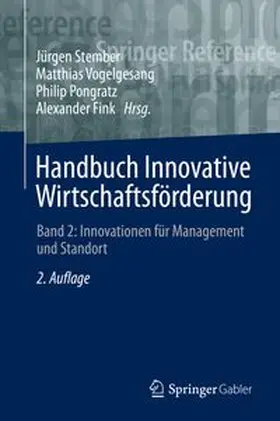 Stember / Vogelgesang / Pongratz |  Handbuch Innovative Wirtschaftsförderung | eBook | Sack Fachmedien