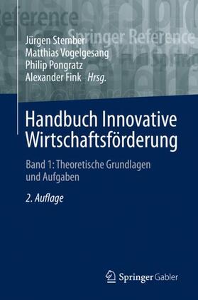 Stember / Vogelgesang / Pongratz | Handbuch Innovative Wirtschaftsförderung | Buch | 978-3-658-33602-8 | sack.de