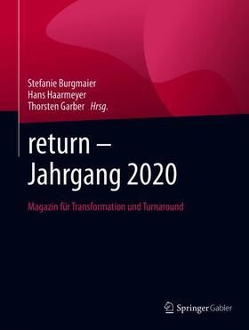 Burgmaier / Garber / Haarmeyer | return ¿ Jahrgang 2020 | Buch | 978-3-658-33633-2 | sack.de