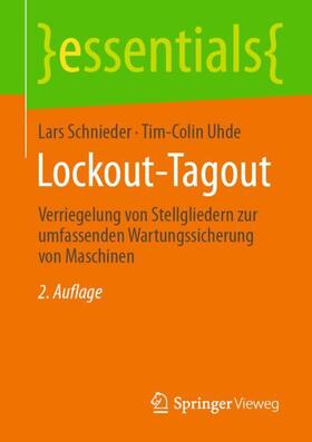 Uhde / Schnieder | Lockout-Tagout | Buch | 978-3-658-33652-3 | sack.de