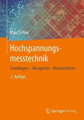 Schon |  Hochspannungsmesstechnik | Buch |  Sack Fachmedien