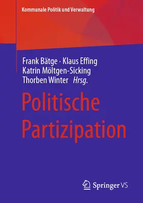 Bätge / Winter / Effing | Politische Partizipation | Buch | 978-3-658-33984-5 | sack.de