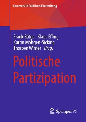 Bätge / Winter / Effing | Politische Partizipation | Buch | 978-3-658-33984-5 | sack.de