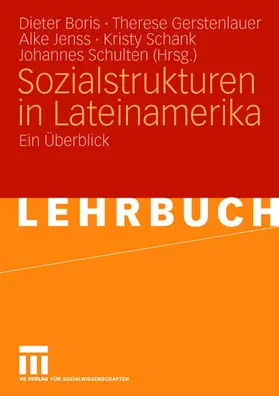 Jenss / Lehmann / Boos |  Sozialstrukturen in Lateinamerika | Buch |  Sack Fachmedien