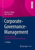 Eulerich / Welge |  Corporate-Governance-Management | Buch |  Sack Fachmedien
