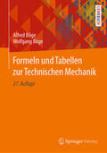 Böge |  Formeln und Tabellen zur Technischen Mechanik | eBook | Sack Fachmedien
