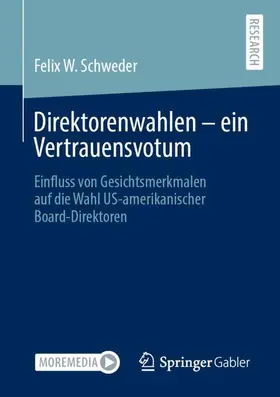 Schweder |  Direktorenwahlen - ein Vertrauensvotum | Buch |  Sack Fachmedien