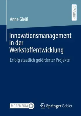 Gleiß |  Innovationsmanagement in der Werkstoffentwicklung | Buch |  Sack Fachmedien